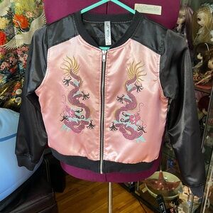 Knit Works Girls XL Bomber Jacket